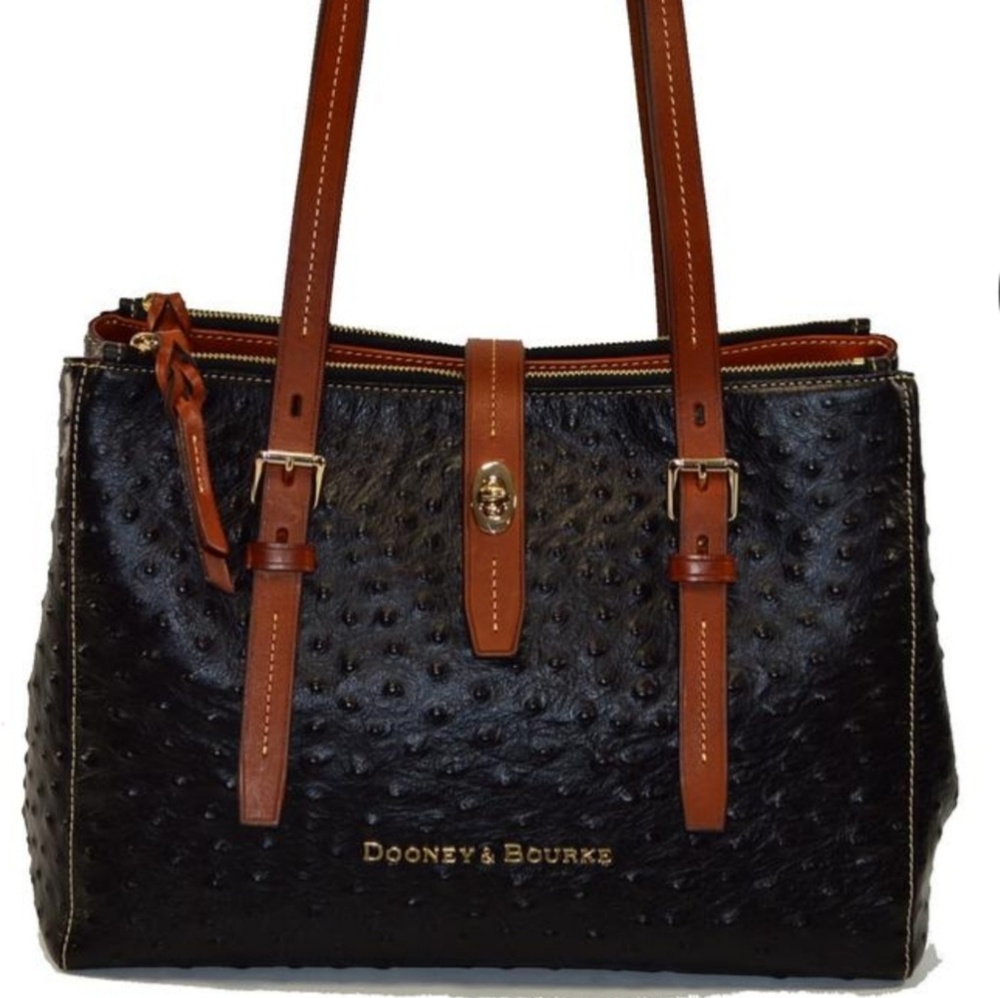 SOLD  Dooney & Bourke Ostrich Shoulder Bag